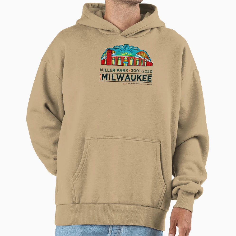 Miller Park 2001 2020 Hoodie - Custom Art Print Unisex - T-Shirt, Sweatshirt, Hoodie