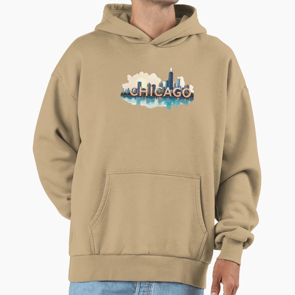 Chicago Hoodie - Novelty Apparel Men Women - T-Shirt, Sweatshirt, Hoodie