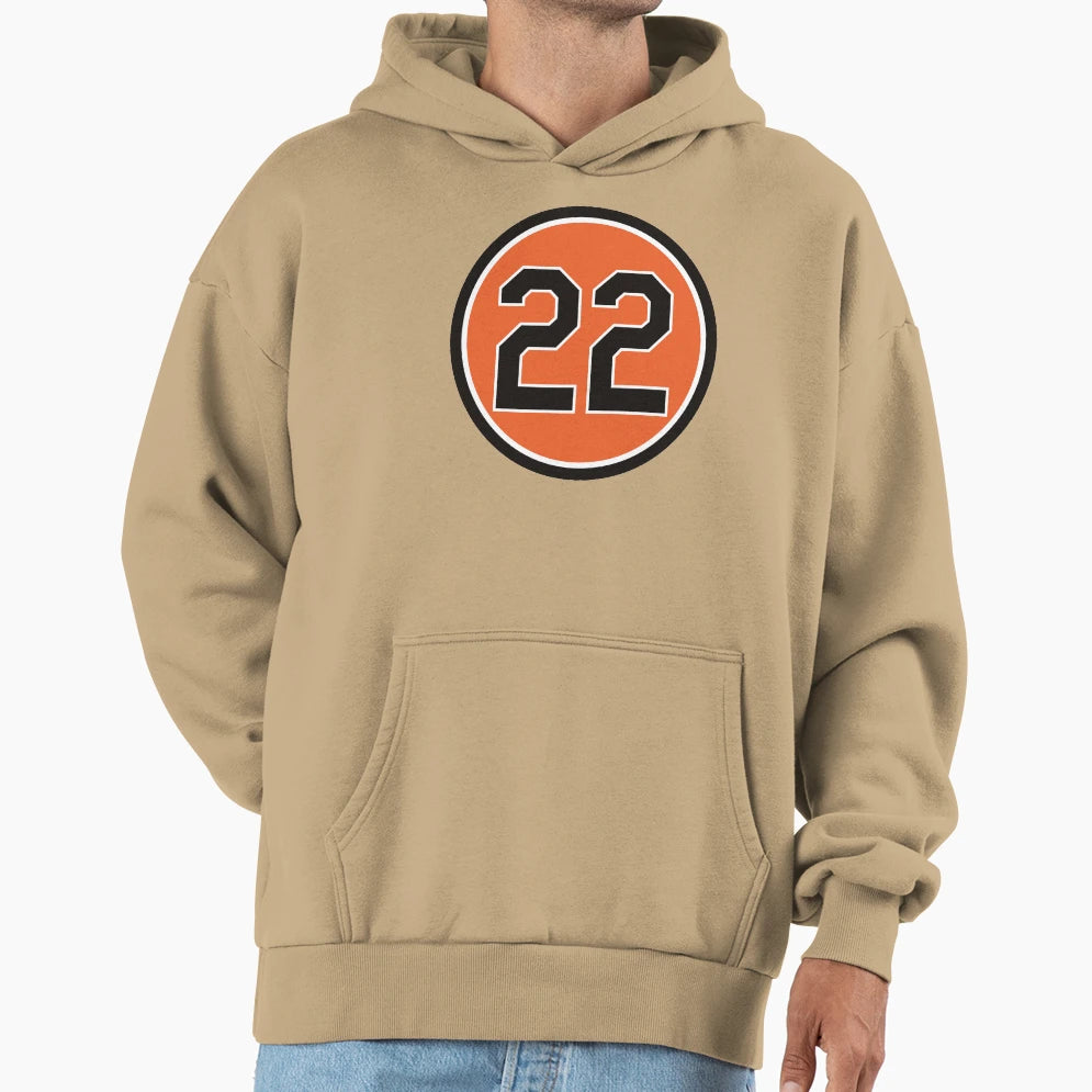 Jim Palmer 22 Jersey Number Hoodie - Trendy Graphic Men Women - T-Shirt, Sweatshirt, Hoodie