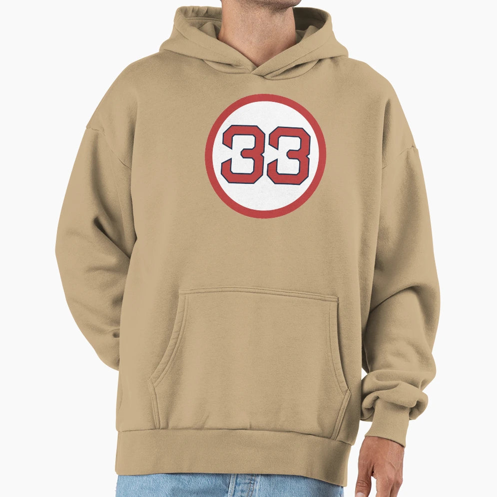 Jason Varitek 33 Jersey Number Hoodie - Casual Everyday Wear for Adults - T-Shirt, Sweatshirt, Hoodie
