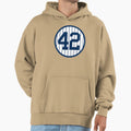 Mariano Rivera 42 Jersey Number Hoodie - Fun Novelty Design for Adults - T-Shirt, Sweatshirt, Hoodie