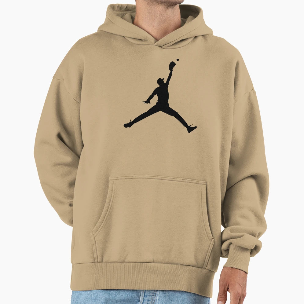 Jumpman Baseball Hoodie - Graphic Print Men Women - T-Shirt, Sweatshirt, Hoodie