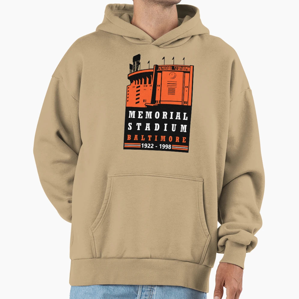 Memorial Stadium Hoodie - Aesthetic Graphic for Adults - T-Shirt, Sweatshirt, Hoodie