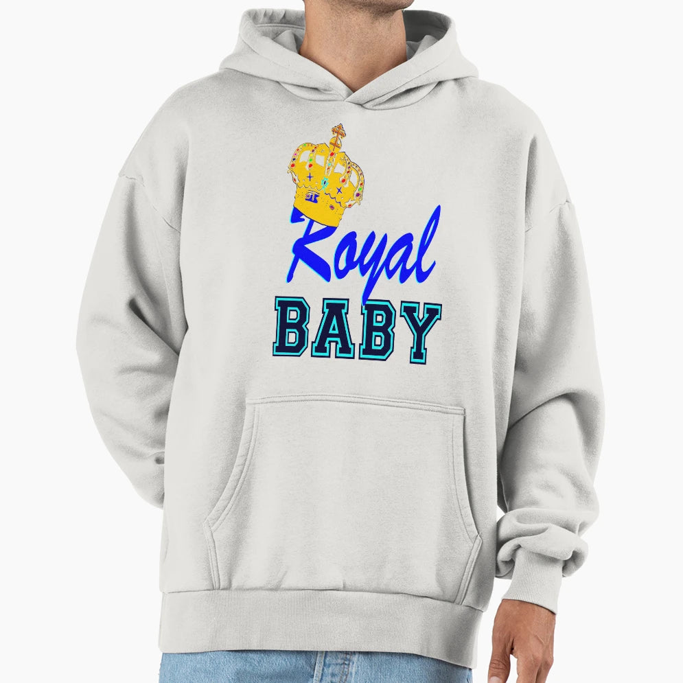 Royal Crowned Fantabulous Hoodie - Minimalist Print Unisex - T-Shirt, Sweatshirt, Hoodie
