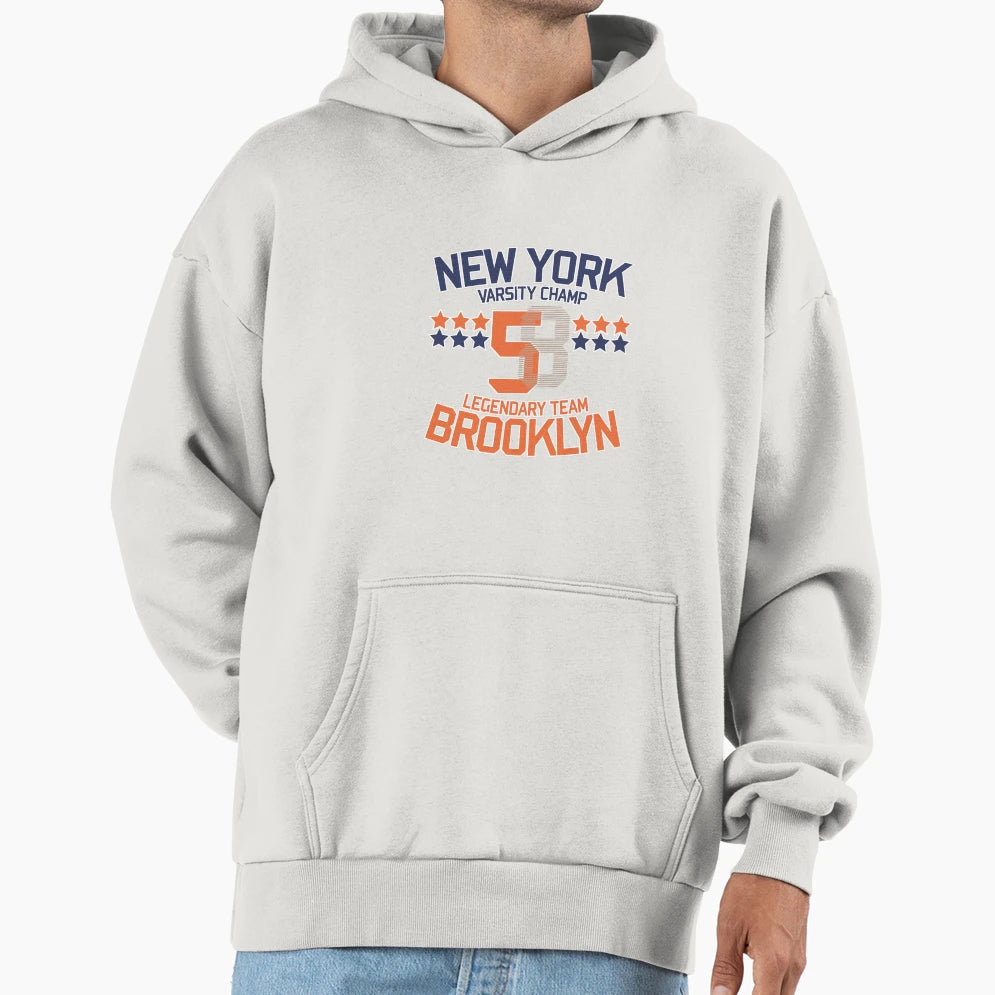 New York Brooklyn Legendary Dream Team Hoodie - Trendy Graphic Men Women - T-Shirt, Sweatshirt, Hoodie