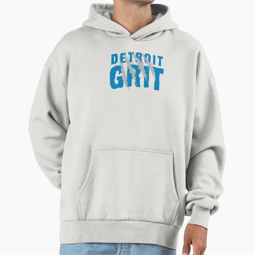 Detroit Grit Hoodie - Minimalist Print Men Women - T-Shirt, Sweatshirt, Hoodie