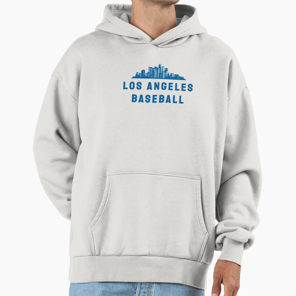 Los Angeles Baseball Hoodie - Unique Graphic Men Women - T-Shirt, Sweatshirt, Hoodie