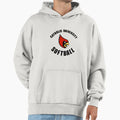 Cardinal Cua Softball Hoodie - Trendy Graphic Men Women - T-Shirt, Sweatshirt, Hoodie