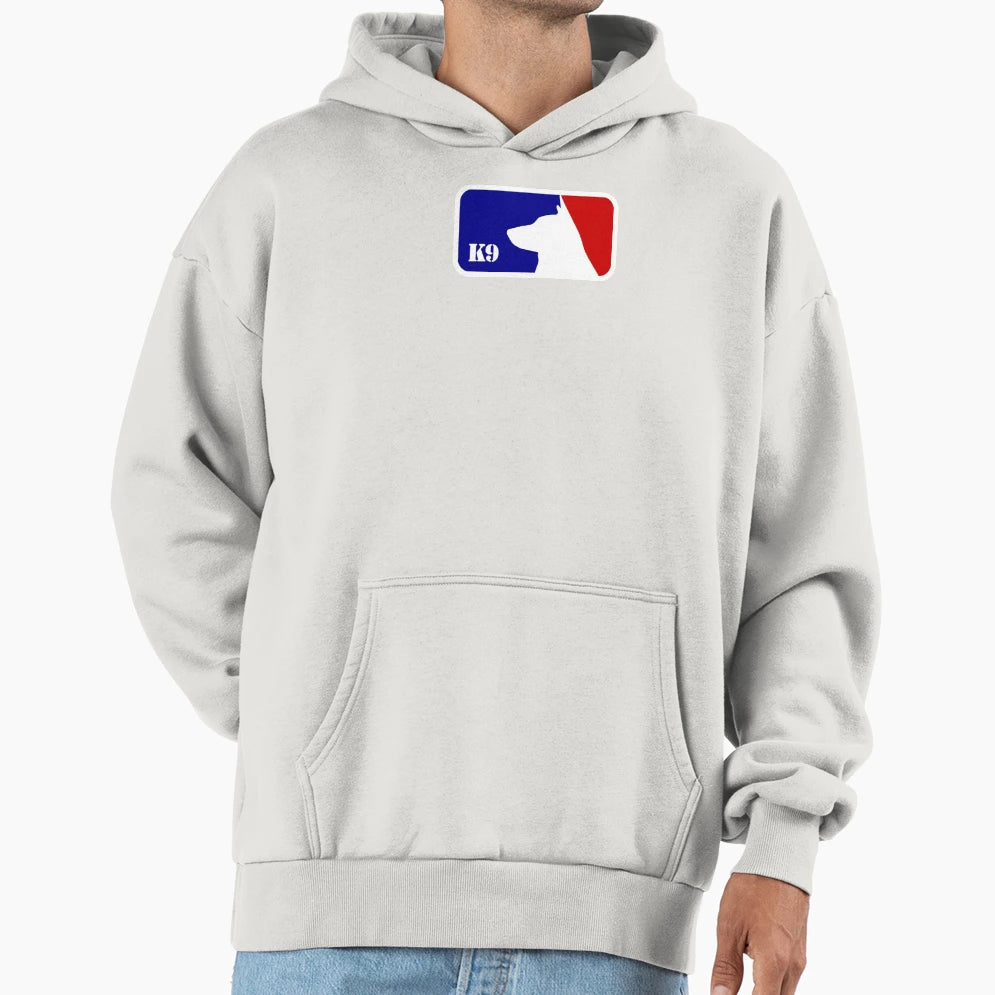 Police K9 Patriotic Red Blue German Hoodie - Unique Graphic for Adults - T-Shirt, Sweatshirt, Hoodie