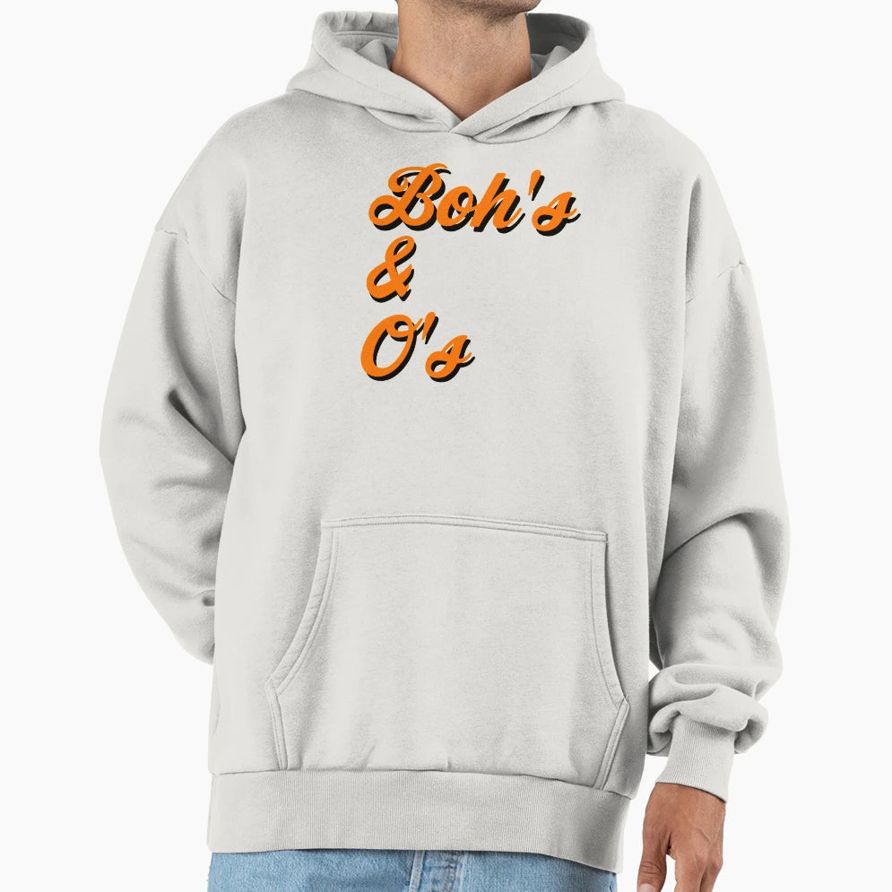 Baltimore Bohs Os Inverted Hoodie - Aesthetic Graphic for Adults - T-Shirt, Sweatshirt, Hoodie