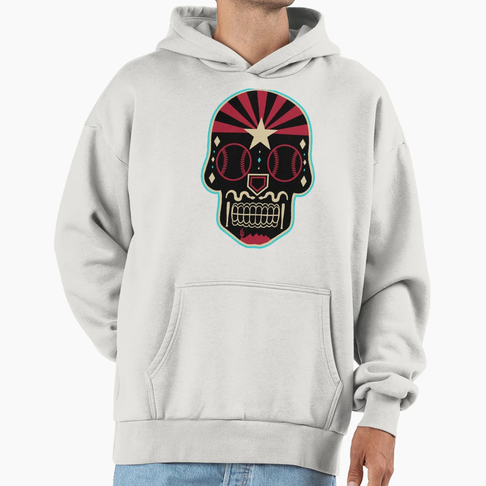Arizona Sugar Skull Hoodie - Unique Graphic Men Women - T-Shirt, Sweatshirt, Hoodie