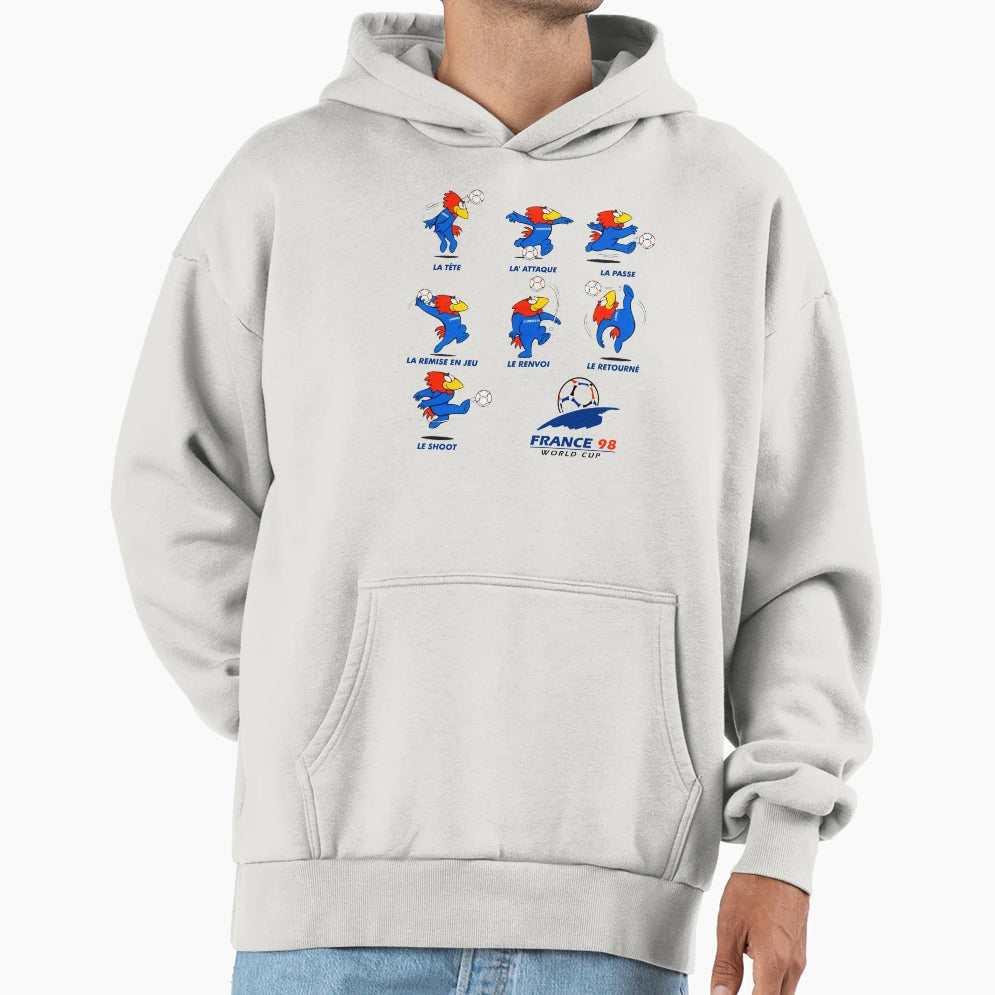 Footix 1998 Hoodie - Fun Novelty Design Men Women - T-Shirt, Sweatshirt, Hoodie