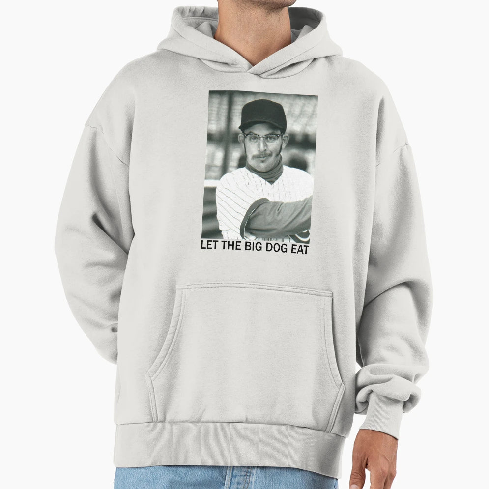 Let Big Dog Eat Hoodie - Minimalist Print for Adults - T-Shirt, Sweatshirt, Hoodie