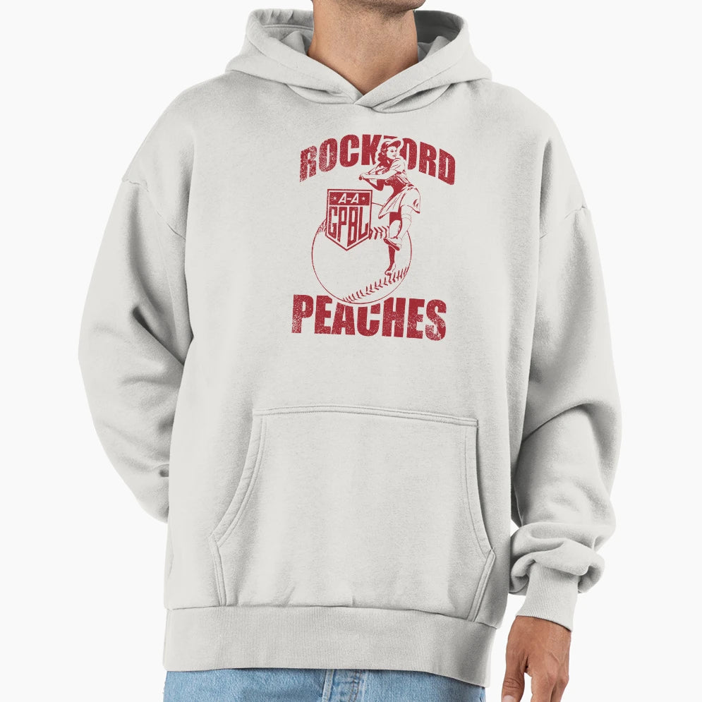League Their Own Patch Rockford Peaches Hoodie - Unique Graphic Men Women - T-Shirt, Sweatshirt, Hoodie