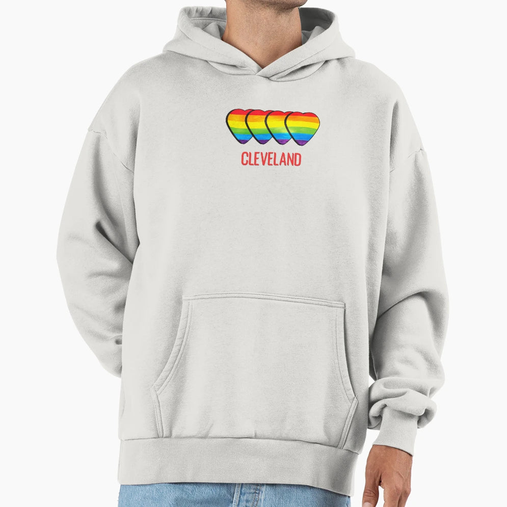 Cleveland Gay Pride Hoodie - Graphic Print Unisex - T-Shirt, Sweatshirt, Hoodie