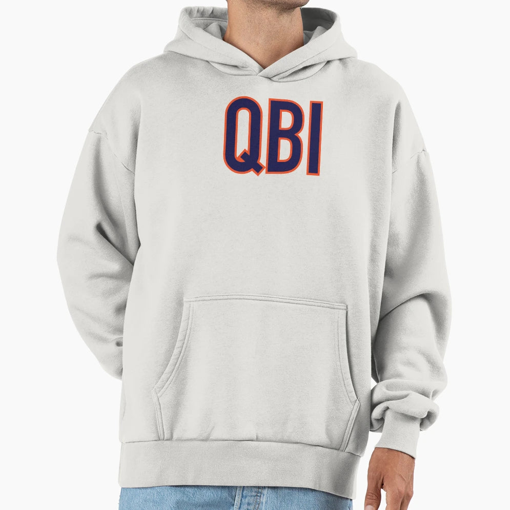 Qb1 Chicago Bears Navy Hoodie - Fun Novelty Design for Adults - T-Shirt, Sweatshirt, Hoodie