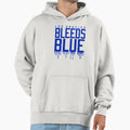 Los Angeles Bleeds Blue Hoodie - Fun Novelty Design for Adults - T-Shirt, Sweatshirt, Hoodie