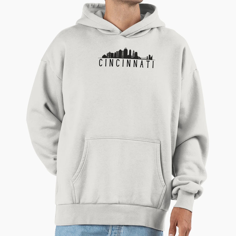Cincinnati Hoodie - Casual Everyday Wear for Adults - T-Shirt, Sweatshirt, Hoodie