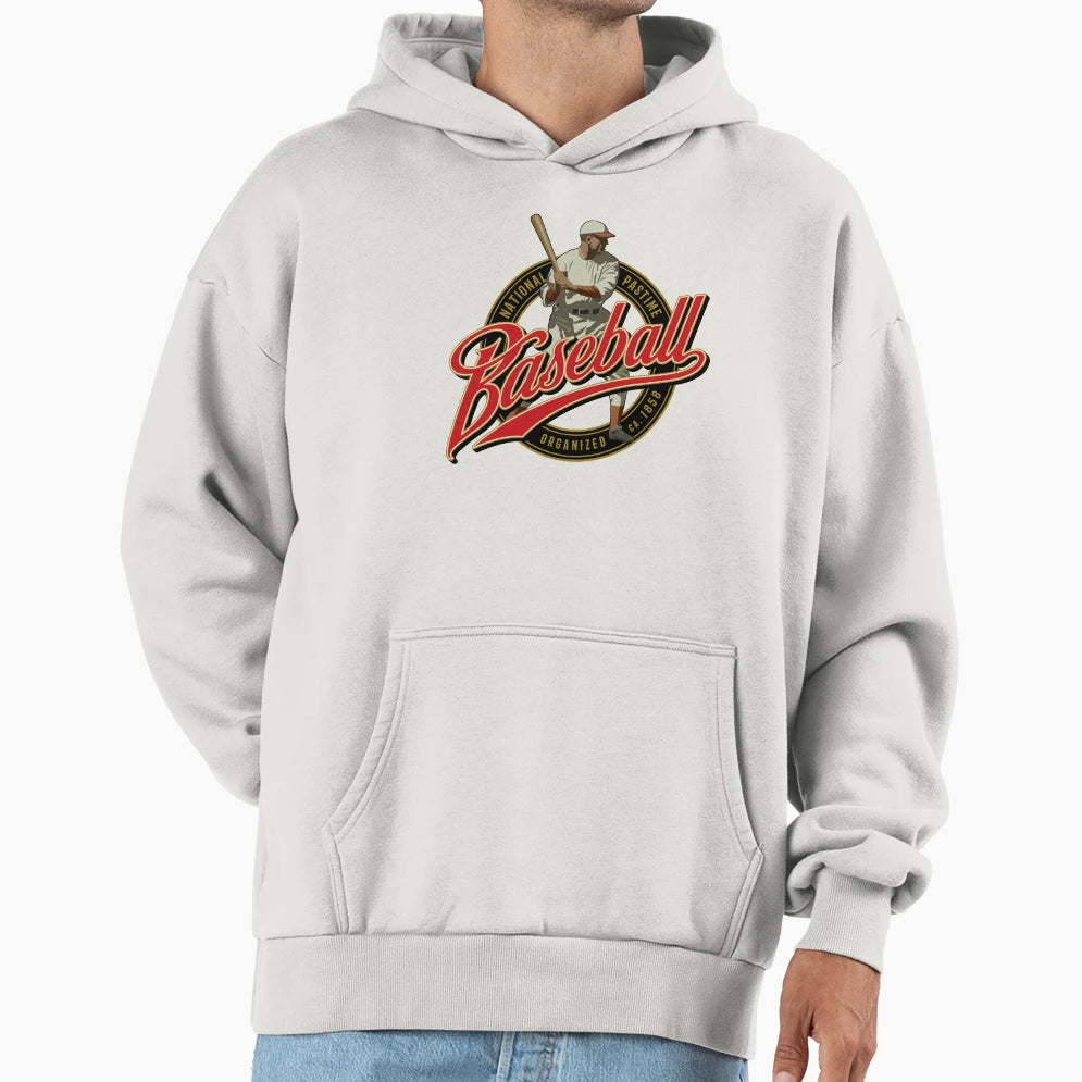 Baseball Hoodie - Fun Novelty Design Unisex - T-Shirt, Sweatshirt, Hoodie