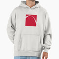 Minimalist Arch Red Hoodie - Trendy Graphic Unisex - T-Shirt, Sweatshirt, Hoodie