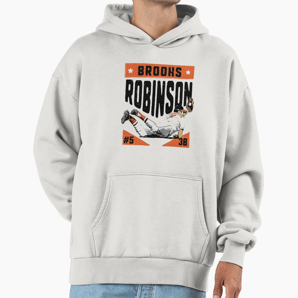 Brooks Robinson Dive Hoodie - Unique Graphic for Adults - T-Shirt, Sweatshirt, Hoodie