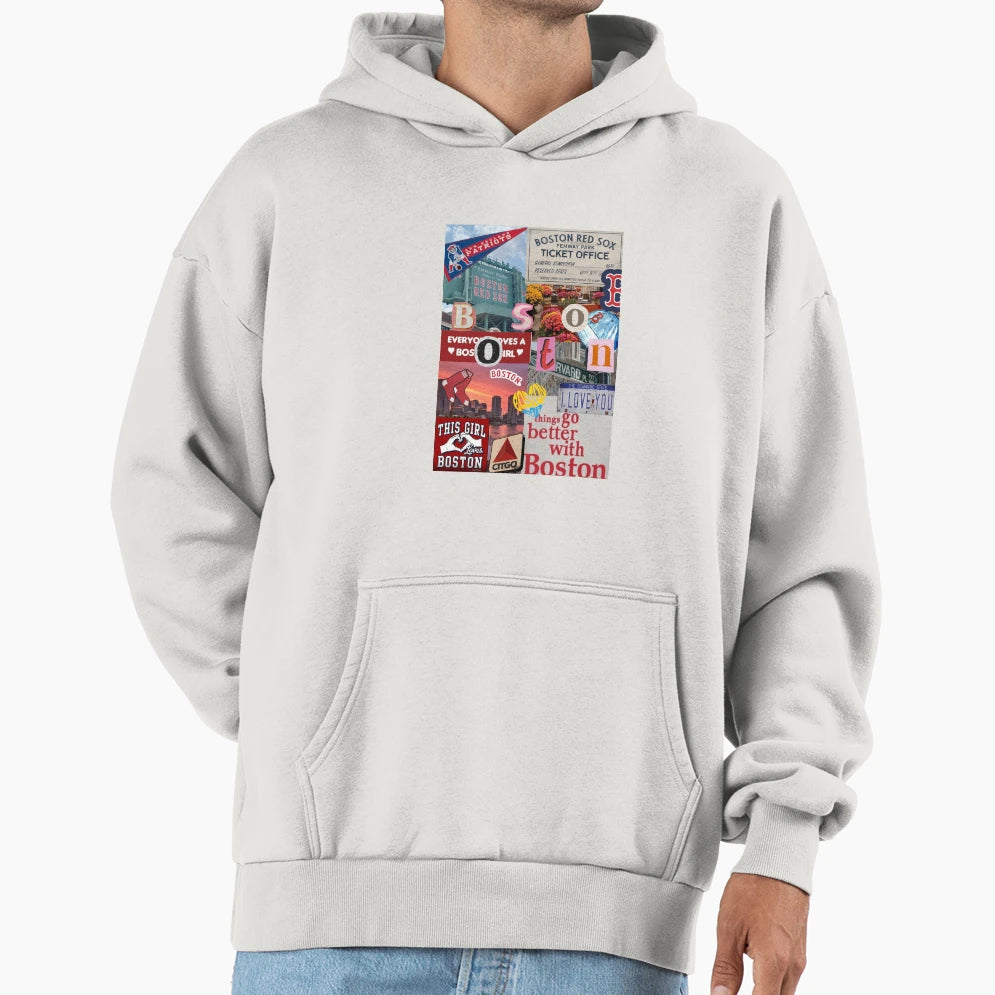 Boston Hoodie - Unique Graphic Unisex - T-Shirt, Sweatshirt, Hoodie