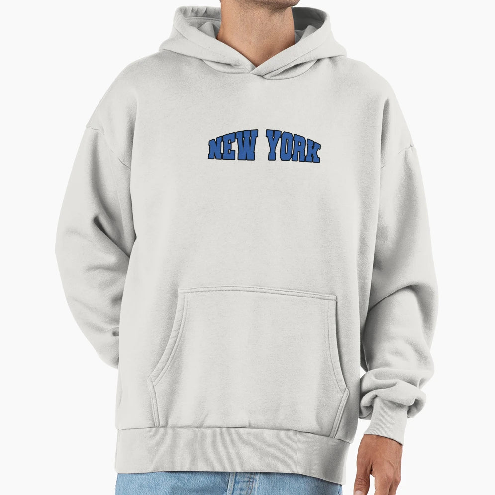 New York Varsity Hoodie - Novelty Apparel for Adults - T-Shirt, Sweatshirt, Hoodie