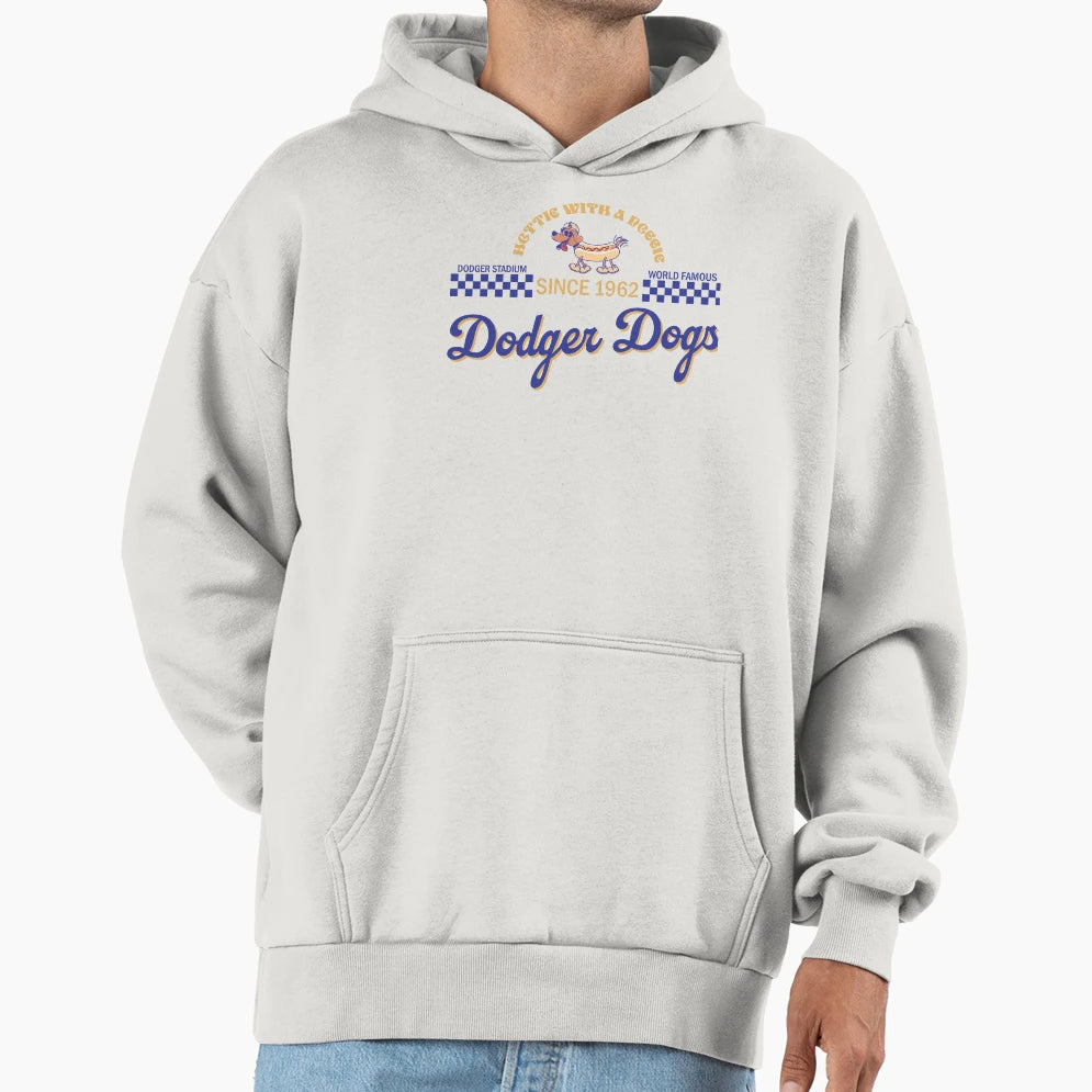 Los Angeles Baseball Dogs Hoodie - Unique Graphic Men Women - T-Shirt, Sweatshirt, Hoodie