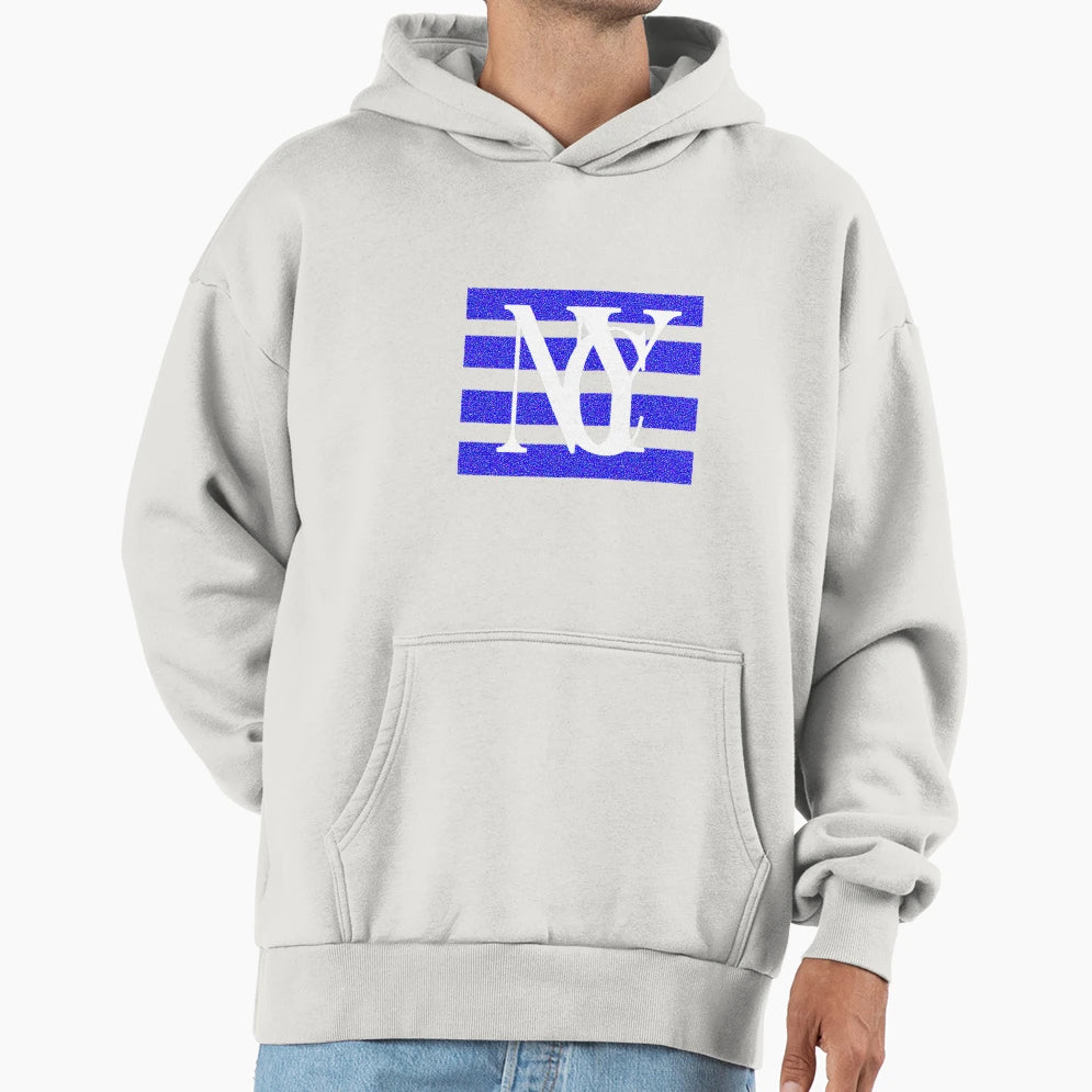 Nyc Distorted Hoodie - Trendy Graphic Men Women - T-Shirt, Sweatshirt, Hoodie