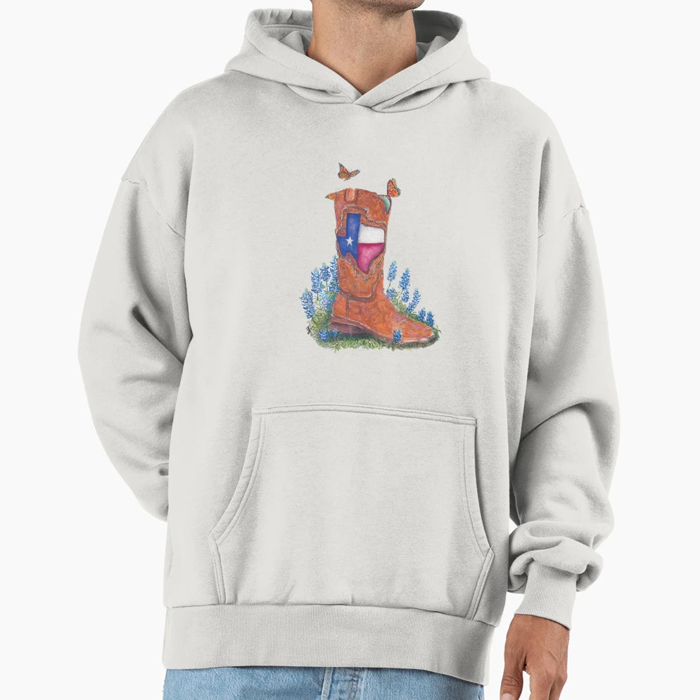 Texas Vibes Captivating Artwork Hoodie - Aesthetic Graphic for Adults - T-Shirt, Sweatshirt, Hoodie