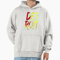 Detroit Typography Hoodie - Trendy Graphic Men Women - T-Shirt, Sweatshirt, Hoodie