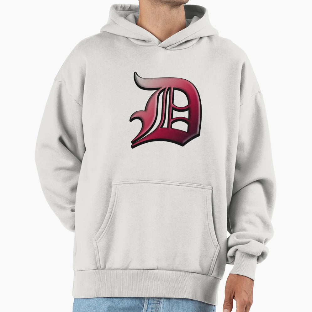 Letter D Hoodie - Graphic Print Unisex - T-Shirt, Sweatshirt, Hoodie