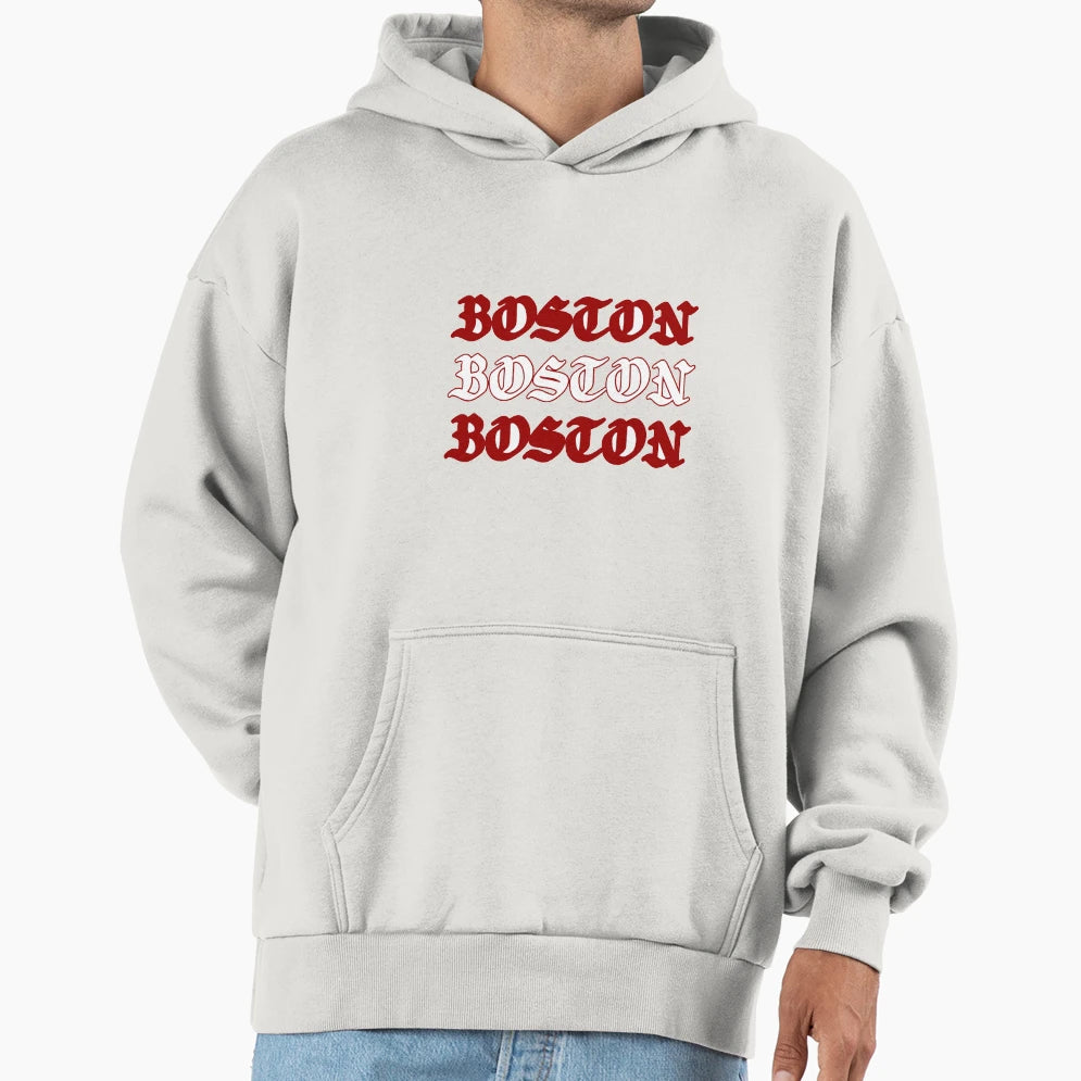 Boston Hoodie - Unique Graphic Unisex - T-Shirt, Sweatshirt, Hoodie