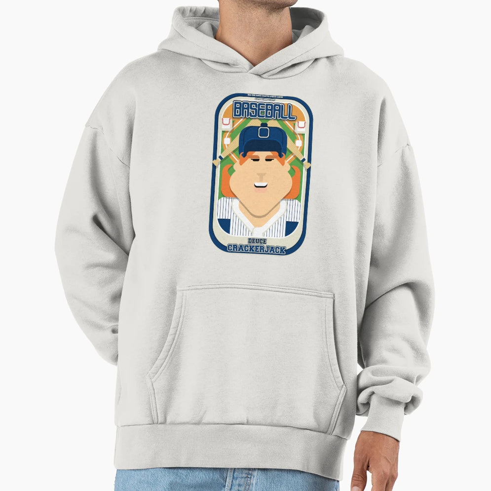 Baseball Blue Pinstripes Deuce Hoodie - Aesthetic Graphic Unisex - T-Shirt, Sweatshirt, Hoodie
