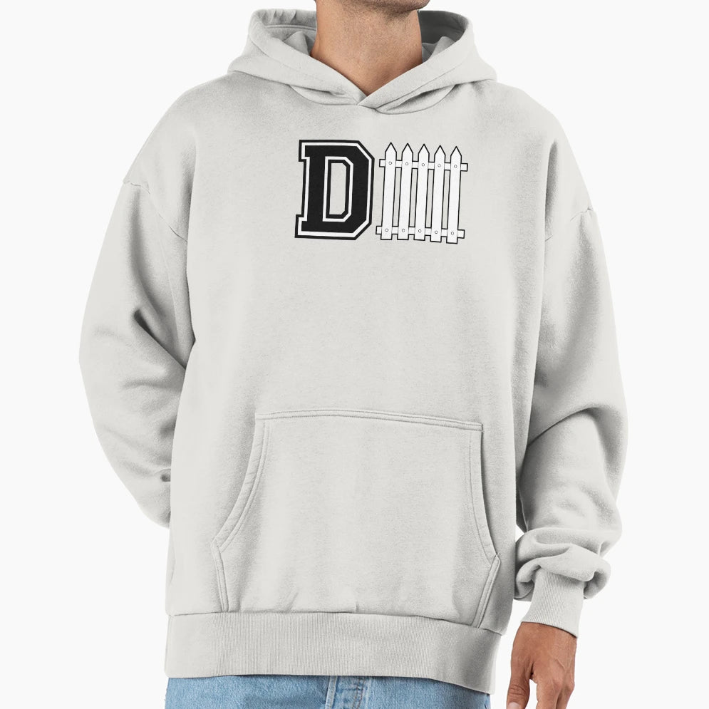 D Fence Hoodie - Fun Novelty Design Unisex - T-Shirt, Sweatshirt, Hoodie