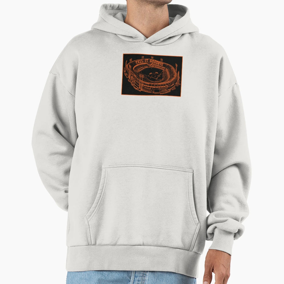Tell It Goodbye Candlestick Hoodie - Minimalist Print Unisex - T-Shirt, Sweatshirt, Hoodie