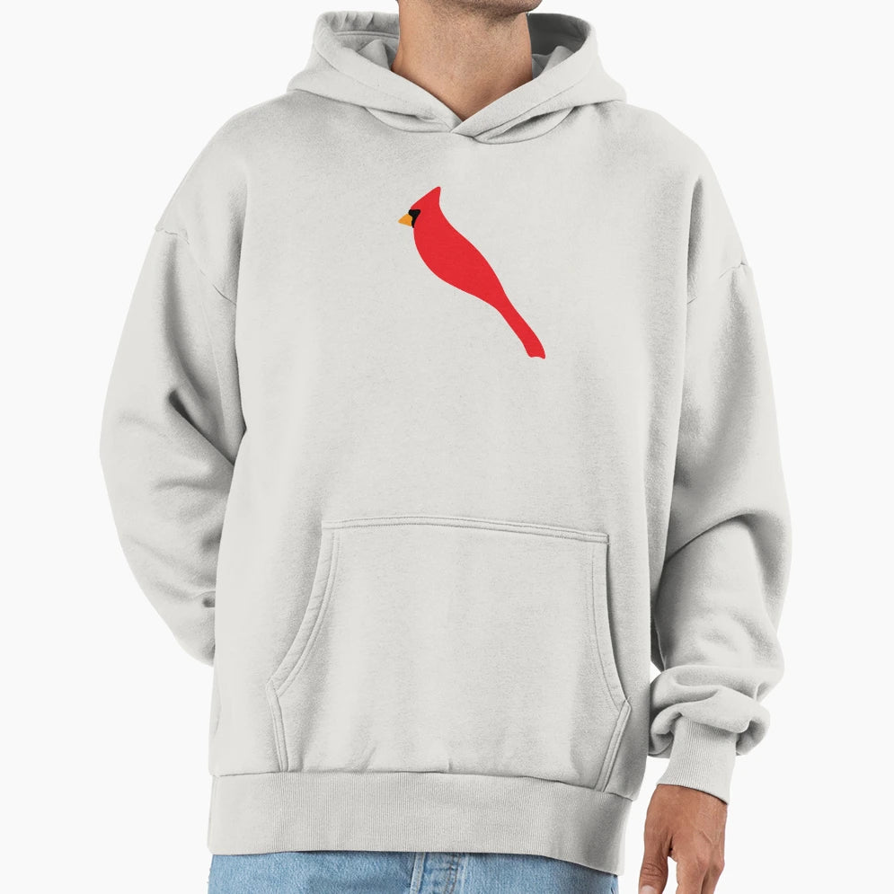 Simple Cardinal Hoodie - Casual Everyday Wear Men Women - T-Shirt, Sweatshirt, Hoodie