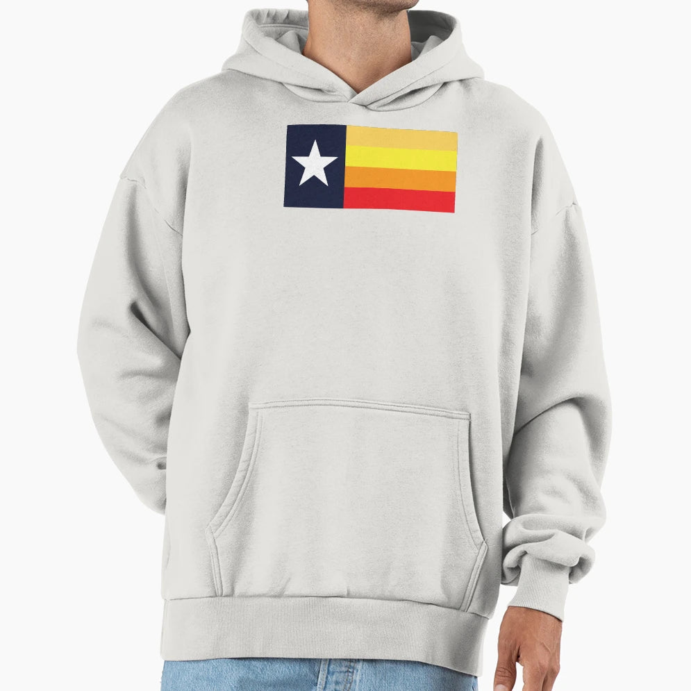 New Houston Throwback Texas Champ Hoodie - Novelty Apparel for Adults - T-Shirt, Sweatshirt, Hoodie
