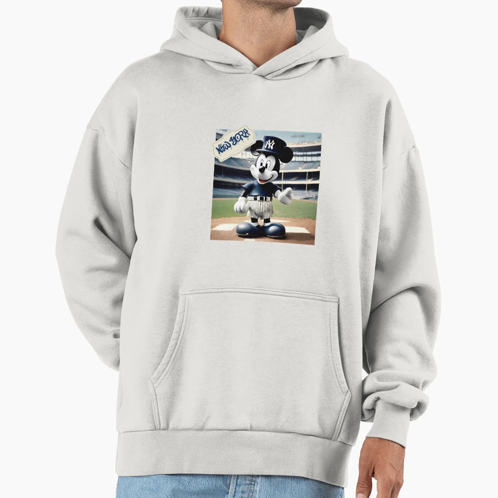 Steamboat Willie New York Hoodie - Minimalist Print Unisex - T-Shirt, Sweatshirt, Hoodie