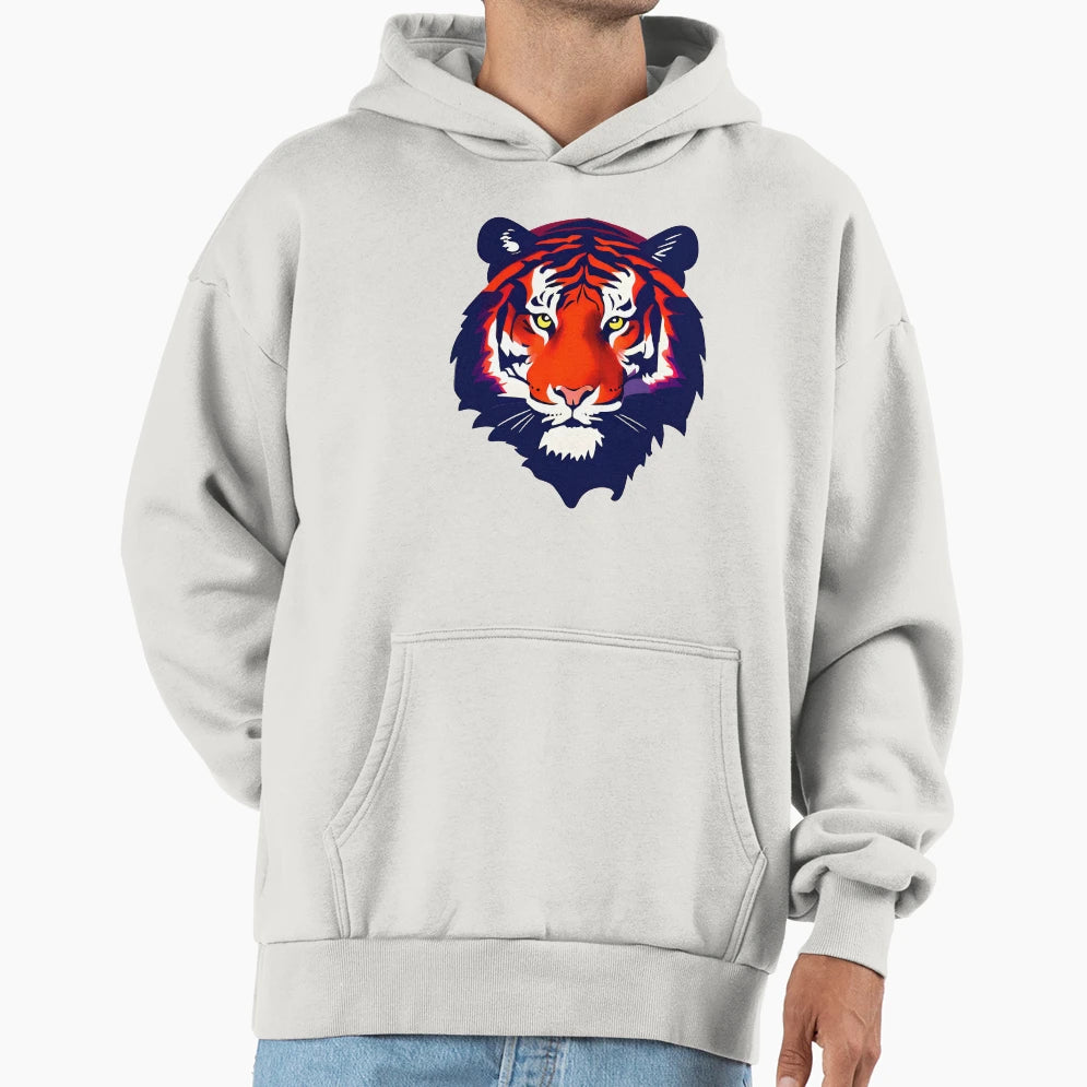 African Animals Tiger 02 Hoodie - Novelty Apparel Men Women - T-Shirt, Sweatshirt, Hoodie