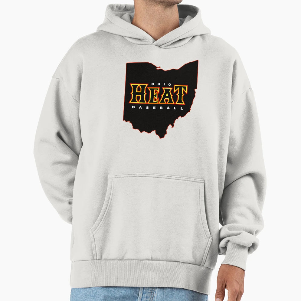 Ohio Heat Baseball Hoodie - Streetwear Style Men Women - T-Shirt, Sweatshirt, Hoodie