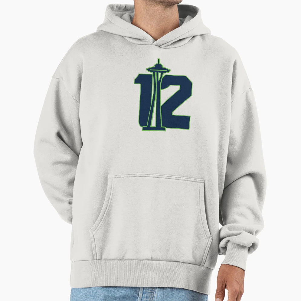 Seattles 12Th Hoodie - Graphic Print for Adults - T-Shirt, Sweatshirt, Hoodie
