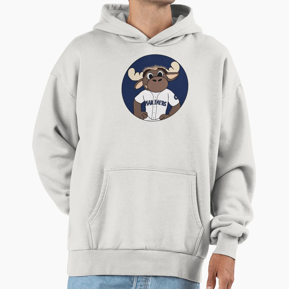 Baseball Team Moose Hoodie - Streetwear Style Unisex - T-Shirt, Sweatshirt, Hoodie