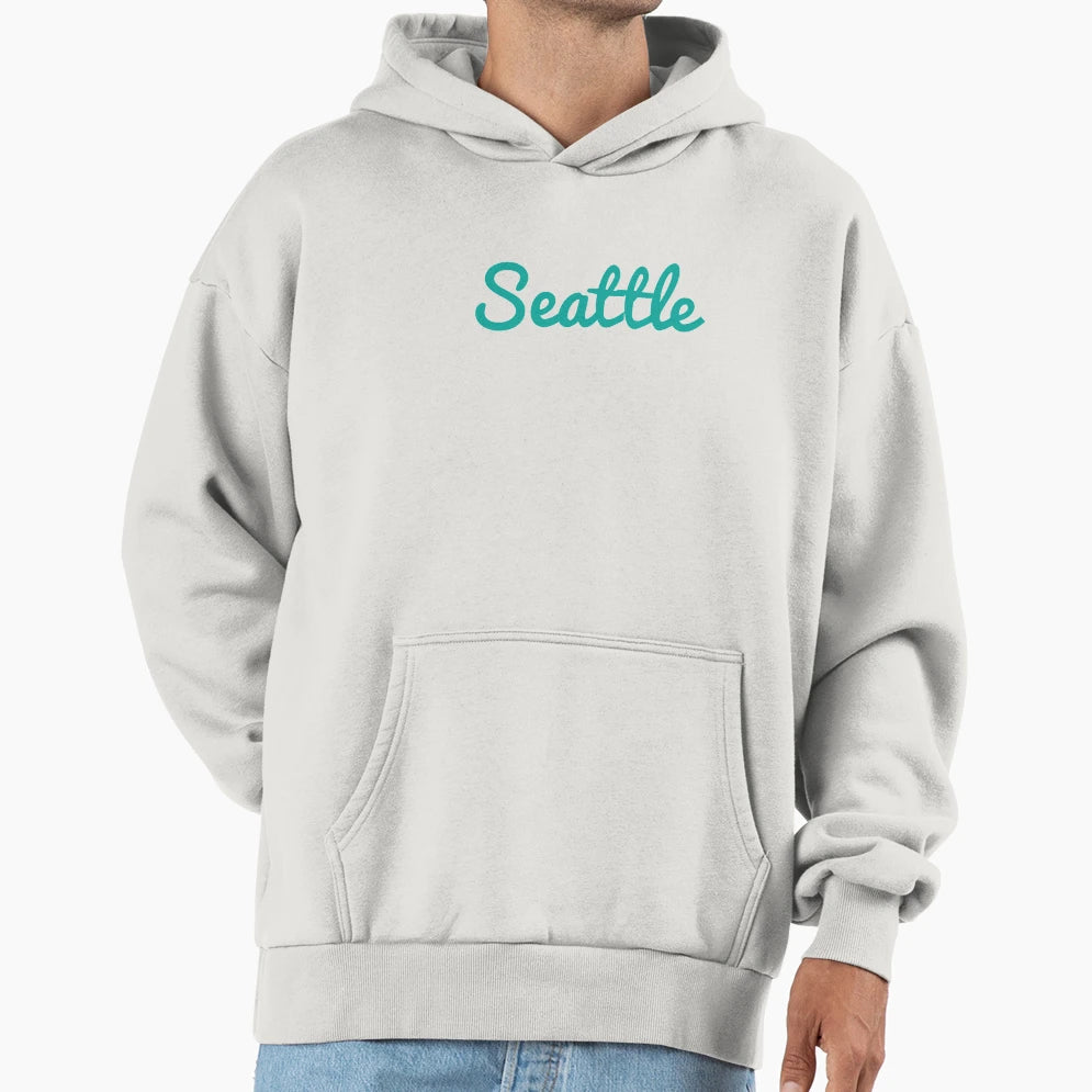 Seattle Green Hoodie - Unique Graphic Unisex - T-Shirt, Sweatshirt, Hoodie