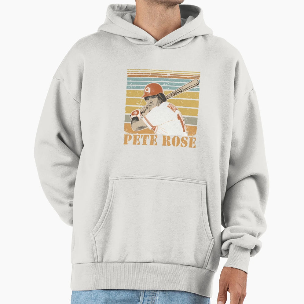 Pete Rose Hoodie - Unique Graphic Men Women - T-Shirt, Sweatshirt, Hoodie