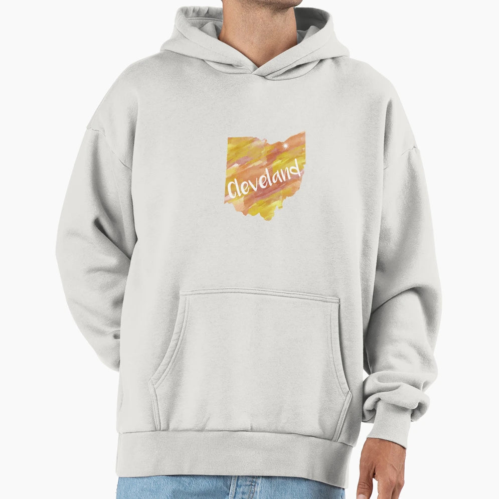 Cleveland Ohio Hoodie - Unique Graphic Men Women - T-Shirt, Sweatshirt, Hoodie