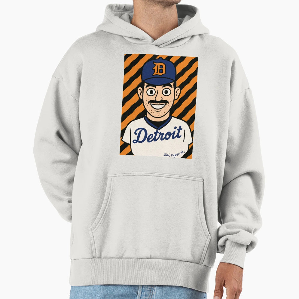 Justin Verlander Detroit Tigers Hoodie - Minimalist Print Men Women - T-Shirt, Sweatshirt, Hoodie