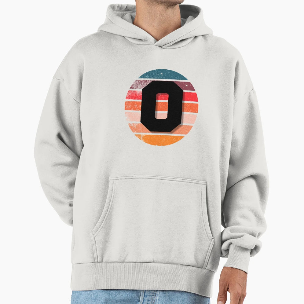 0 Number Sunset Zero Years Old Birthday Hoodie - Graphic Print Unisex - T-Shirt, Sweatshirt, Hoodie