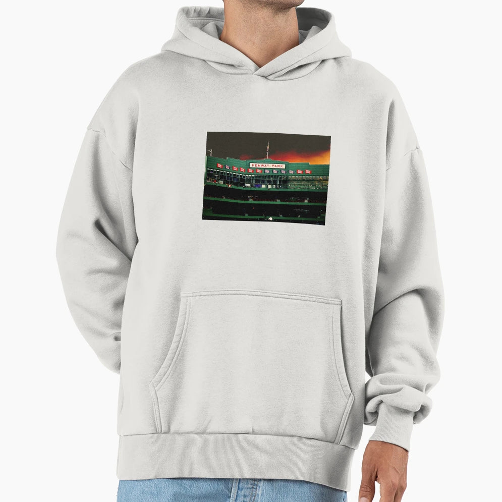 Fenway Park Hoodie - Fun Novelty Design for Adults - T-Shirt, Sweatshirt, Hoodie