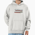 Cincinnati Oh City Stripes Hoodie - Novelty Apparel Men Women - T-Shirt, Sweatshirt, Hoodie